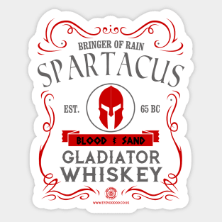 Eye Voodoo Spartacus Blood Sand Gladiator Whiskey Sticker